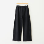 YAK/COTTON SWEAT EASY TROUSERS #BLACK [ST.1288]