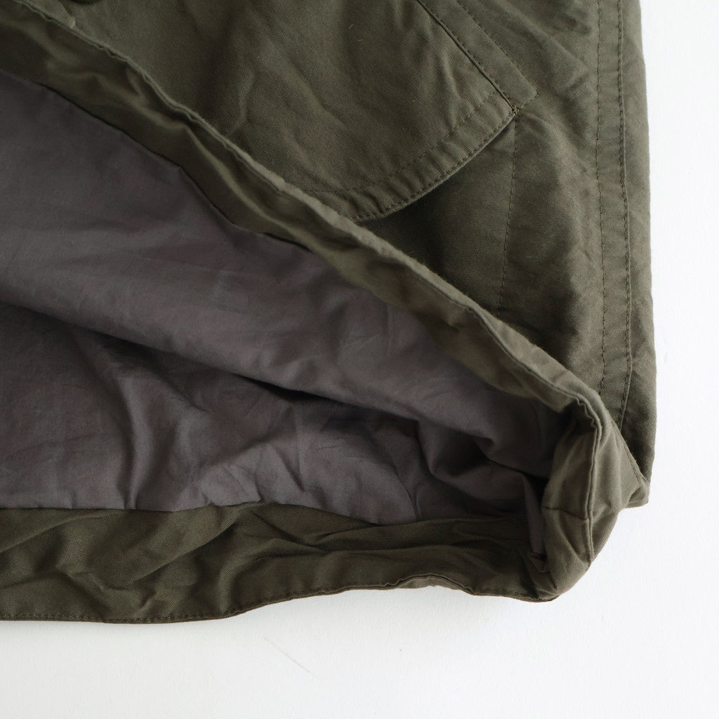 KATHARINE HAMNETT Recycle Polyester Half Coat #OLIVE [YK25FW01128C-KH]
