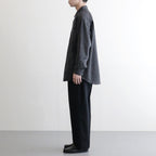 ウールフラノトラウザーズ #BLACK [HP-P035-051]