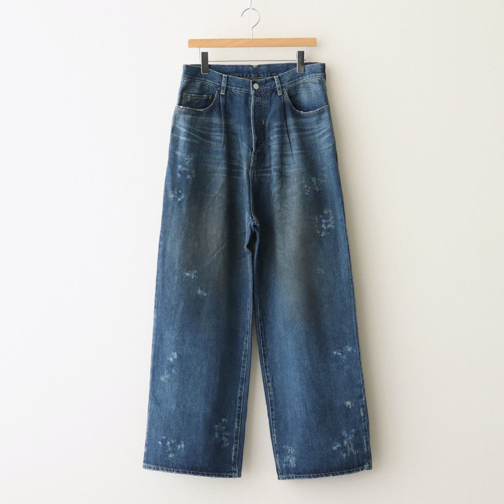 BAGGY DENIM JEANS #INDIGO [ST.1237]