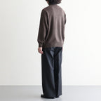 EXTRA FINE WOOL KNIT TURTLE NECK LS #MOCHA [ST.1635]