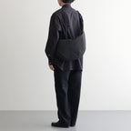 エステルグリッドチェック ショルダーバッグ #BLACK [HQ-K202-051]