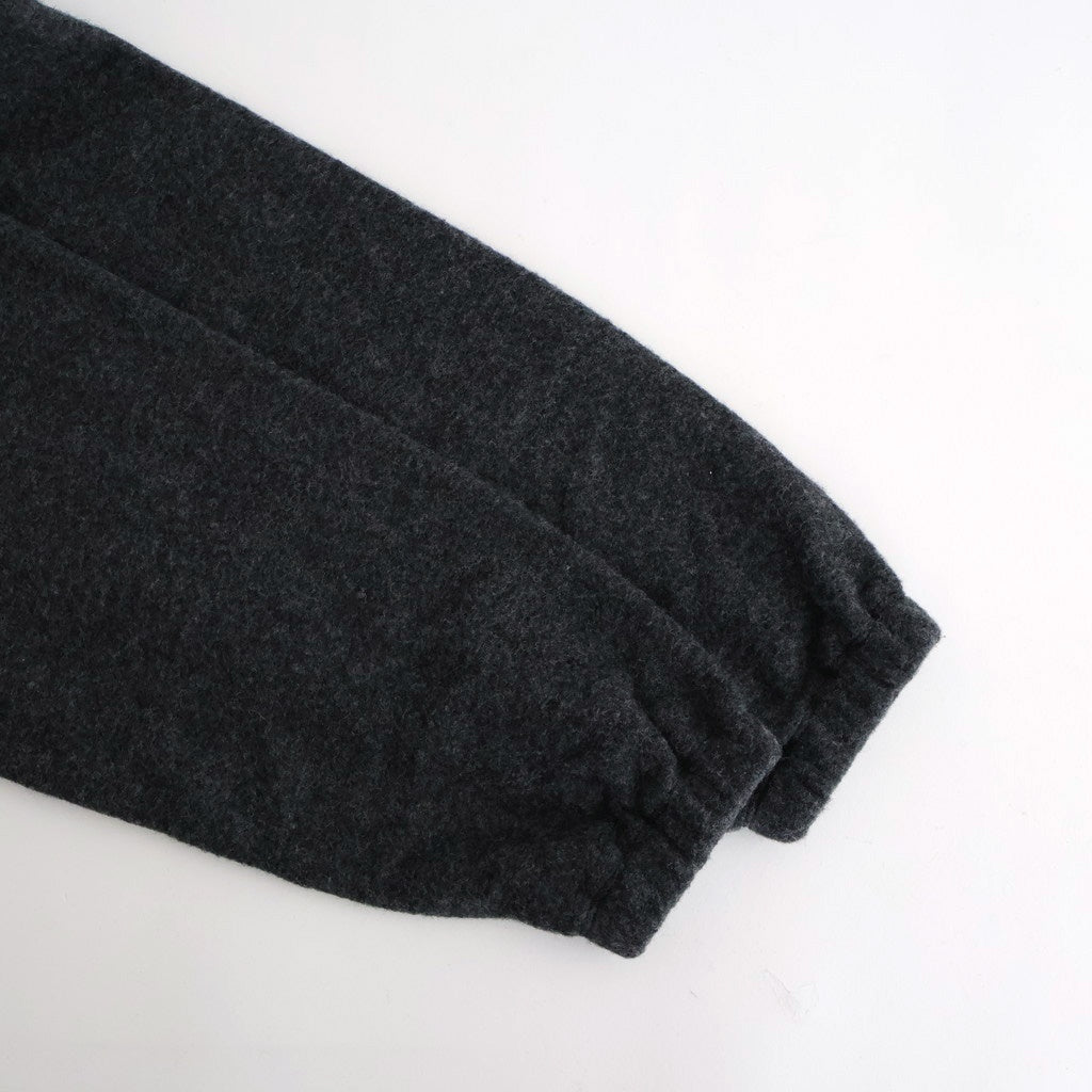 Wool Fleece Half Zip Pullover #CHARCOAL [YK25FW01090B]