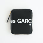 二つ折りZIP財布 - HUGE LOGO #Black [8Z-T021-051]