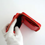 二つ折りZIP財布 - BIG BOW #Red [8Z-O210-051]