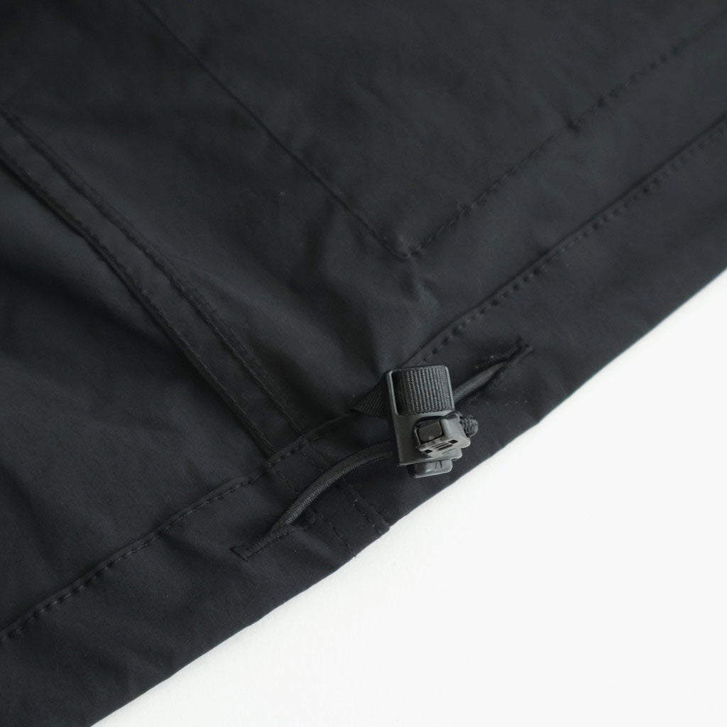 エステルウェザー ジップブルゾン #BLACK [HQ-J015-051]