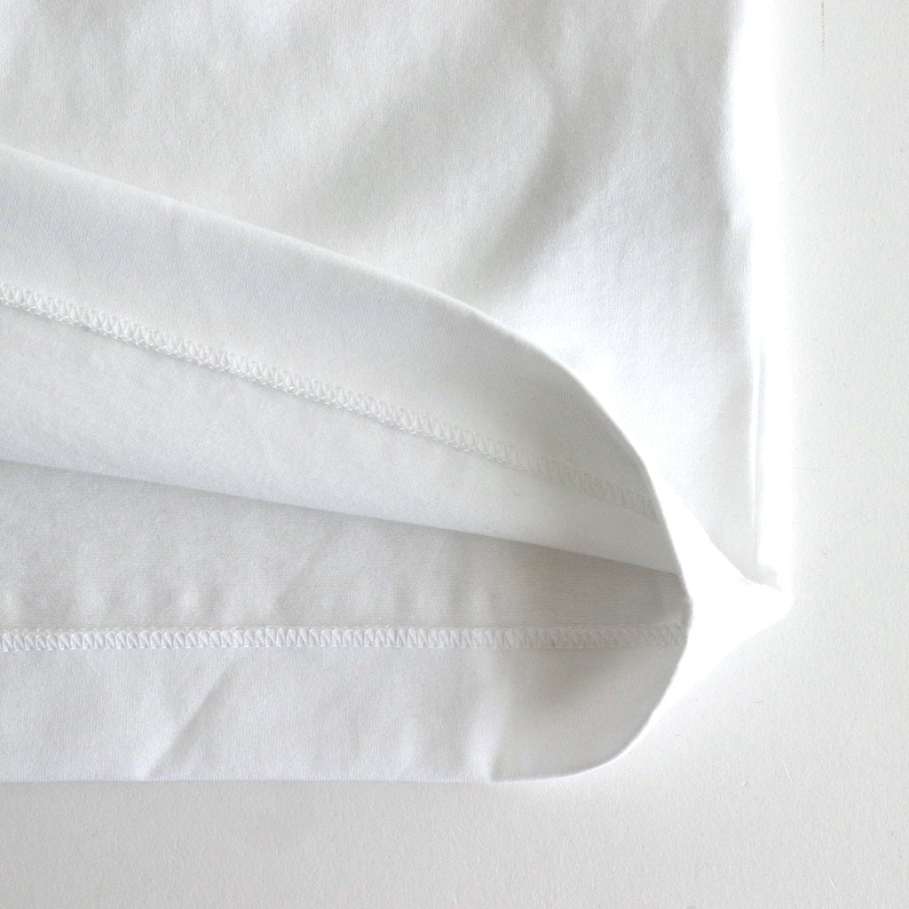 SUVIN 60/2 OVERSIZED T-SHIRT #WHITE [KKAGGM0015]