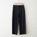 Brushed Cotton Gabardine Wide Straight Pants #BLACK [GM261-40395]