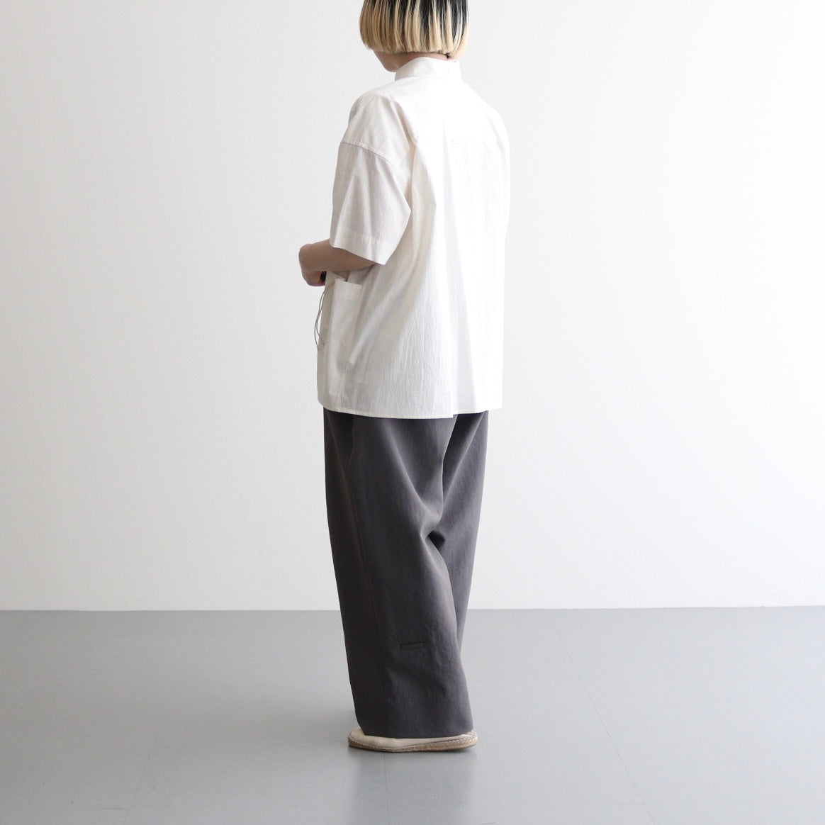 コードポケットSスリーブシャツ #KINARI [D125-T690]