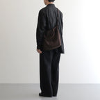 3WAY MIDIUM TOTE（OIL SUEDE） #DARK CHOCO [MS-1]