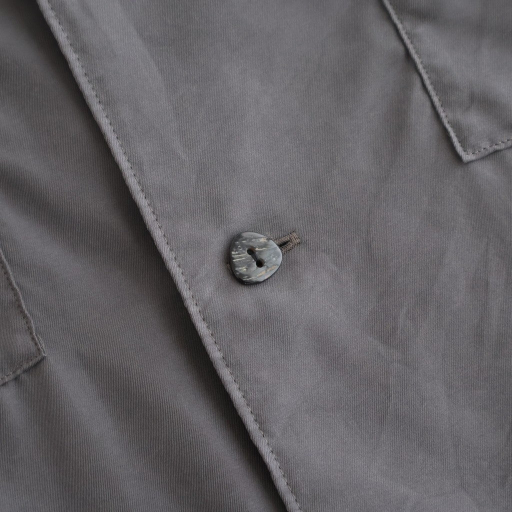 CUPRO OPEN COLLAR SHIRT #GRAY [YK26SS01287SH]
