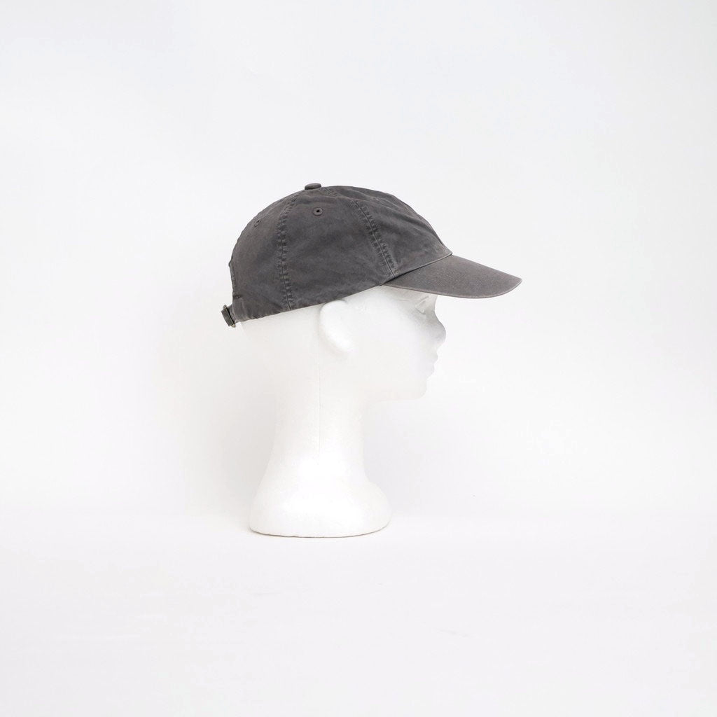 GARMENT-DYED FINX CHINO CAP MADE BY KIJIMA TAKAYUKI #INK BLACK [A26SC02KT]
