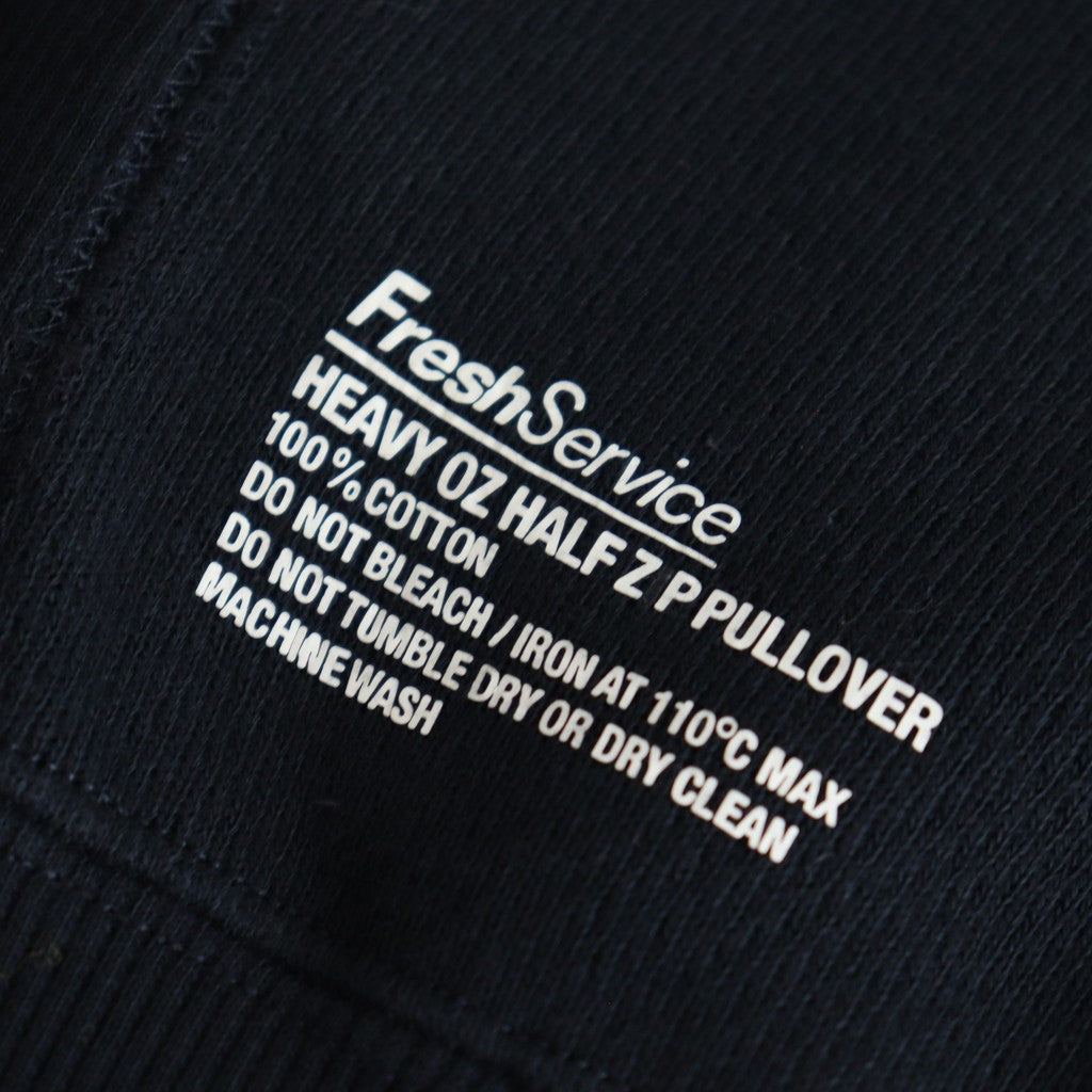 HEAVY OZ HALF ZIP PULLOVER #NAVY [FSC244-70162]