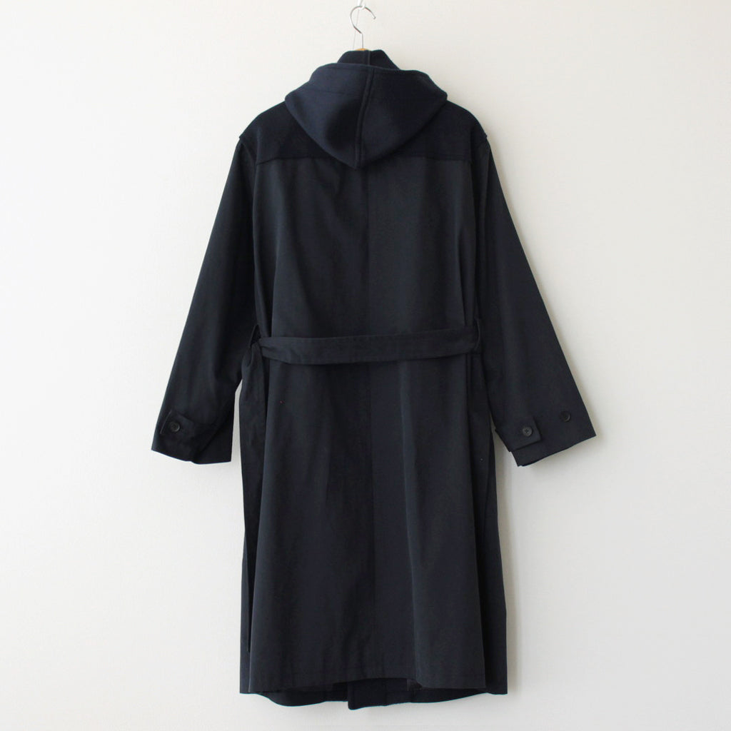 BROKEN DUFFLE COAT #DARK NAVY [YK23FW0520C]