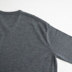 Argyle V-Neck Sweater #GREY×BORDEAUX [I26AW-K5]