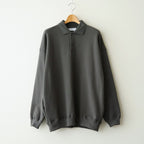 AZUMA Terry Pullover Polo Sweat #GRAY [GU263-70251B]