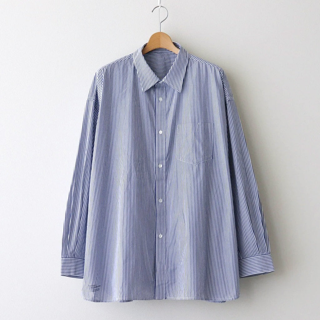 CORPORATE UNIFORM L/S SHIRT #BLUE STRIPE [FSC254-50021B]