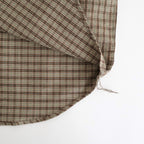 綿フランネルチェックシャツ #KHAKI [HP-B021-051]