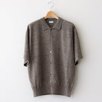 Linen S/S Shirt #Brown [2501-014]
