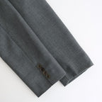 BLUEFACED WOOL DOUBLE-BREASTED JACKET #GRAY STRIPE [A25AJ04BS]