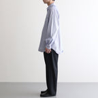 WOOL TORPICAL LOOSE FIT PANTS #BLACK(005) [PRAGGW0700]