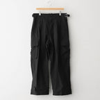 ORGANIC COTTON WEATHER M-47 CARGO PANTS #BLACK [PRAGGM0114]