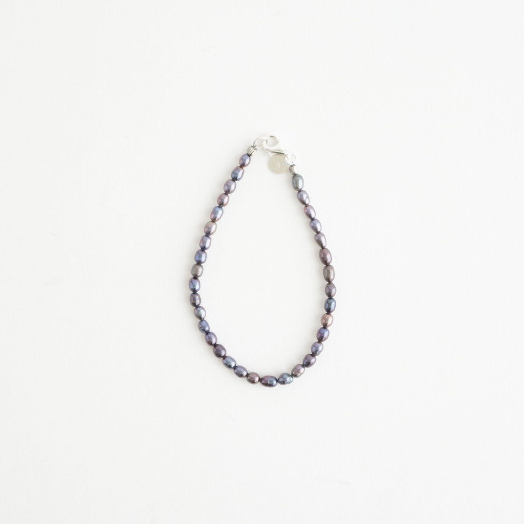 TWNKL PEARL BRACELET #BLACK [SL019]