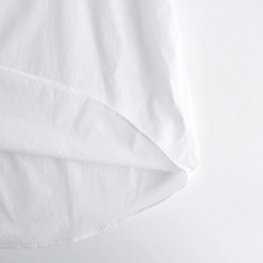 Broad S/S Oversized Regular Collar Shirt #WHITE [GM251-50013B]