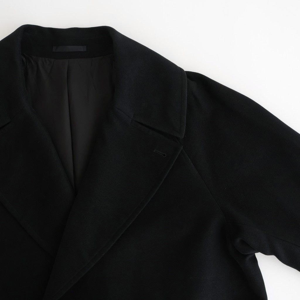 Supima Moleskin Coat #BLACK [GM253-10274B]