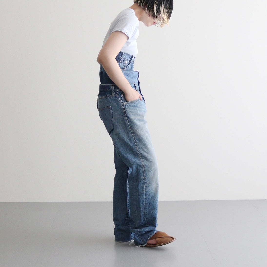 W WAIST DENIM PT #SIZE:1 B [Q25A-T018]