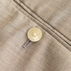 SUPER FINE TROPICAL WOOL SLACKS #TOP LIGHT BROWN [A25SP03WT]