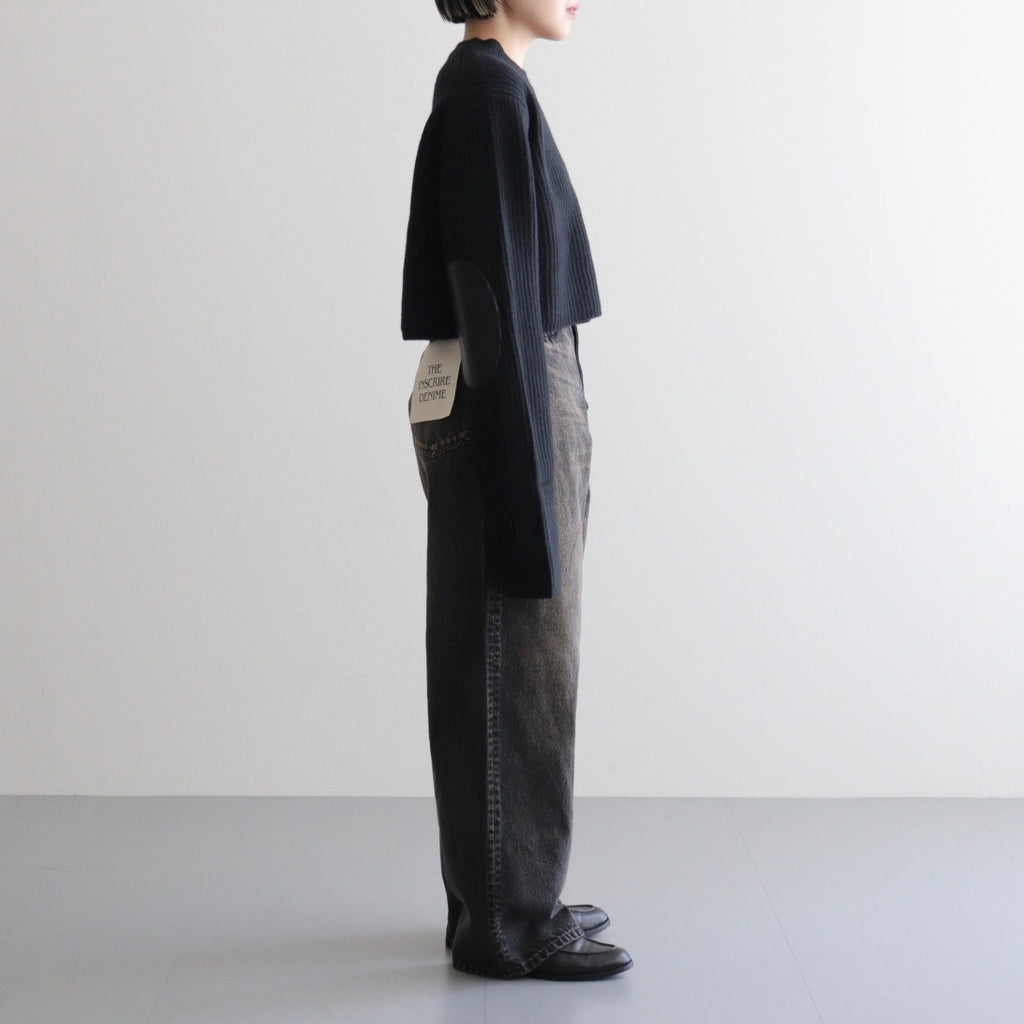 Rib Short Length P/O #BLACK [I25AW-K1]