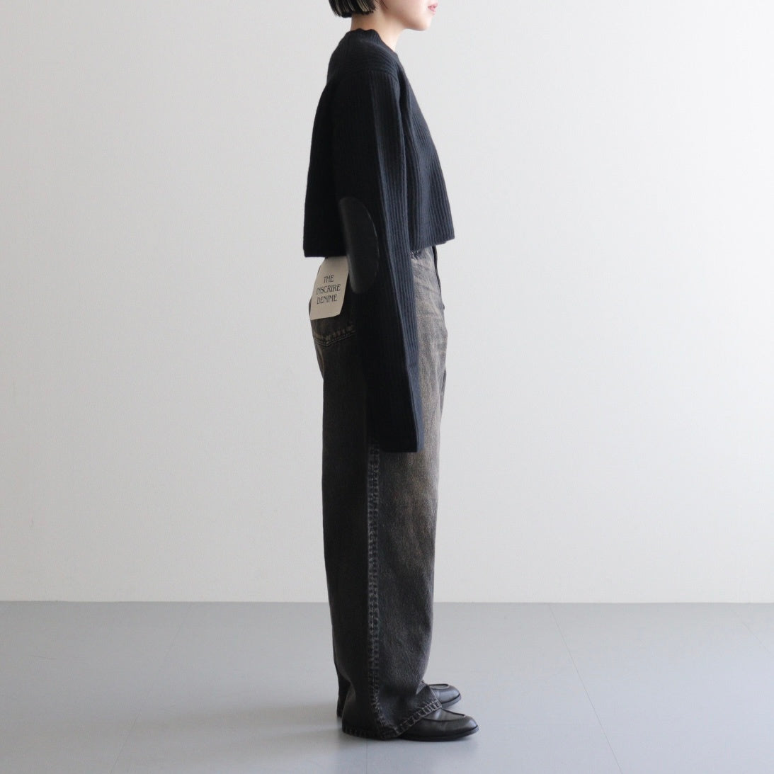 Rib Short Length P/O #BLACK [I25AW-K1]