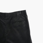 Suvin Corduroy Wide Straight Trousers #BLACK [GU263-40213B]