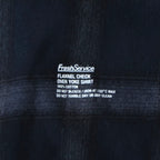 FLANNEL CHECK OVER YOKE SHIRT #NAVY [FSC253-50129]