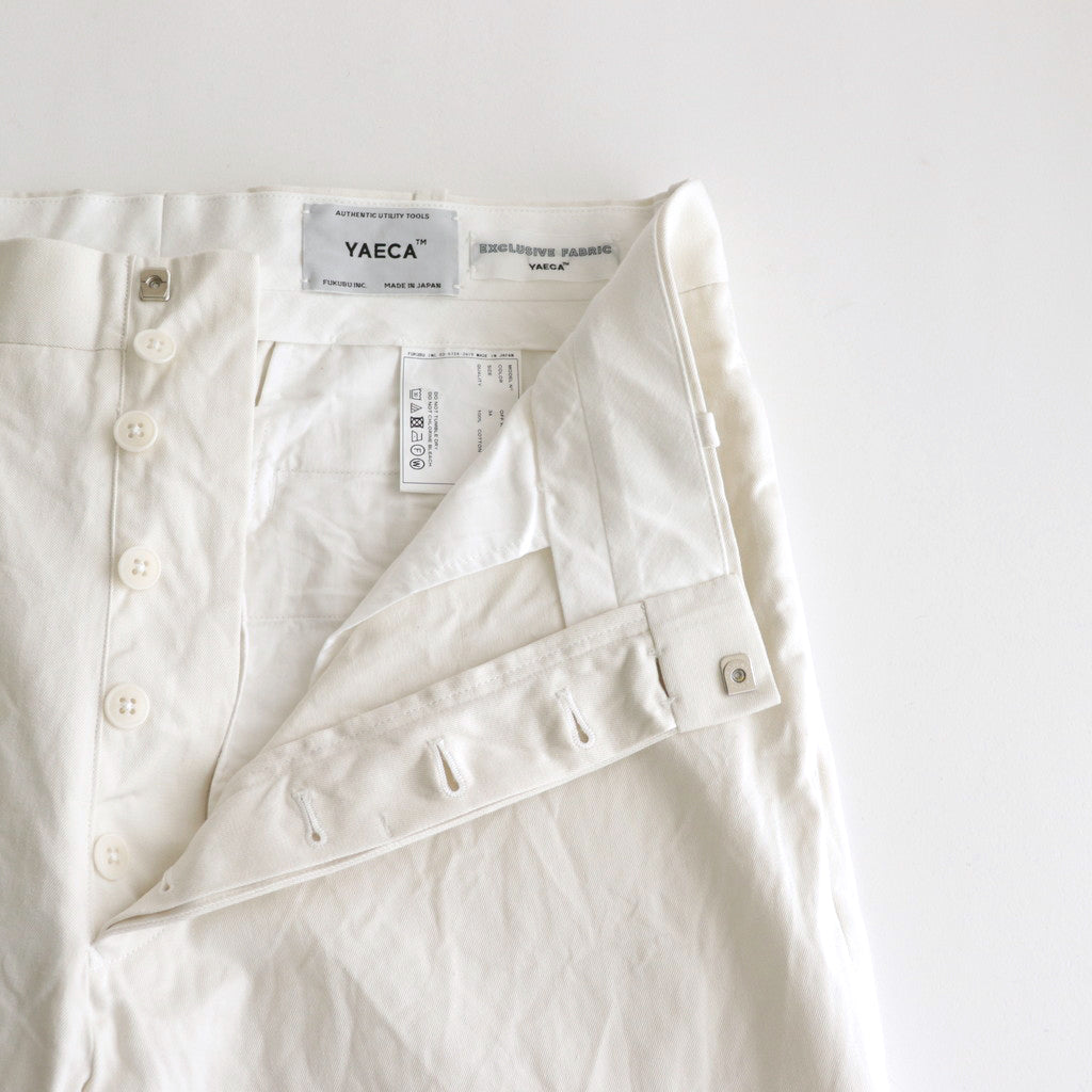 CHINO CLOTH PANTS WIDE #off white [13652]