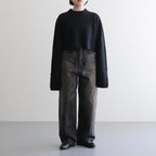 Rib Short Length P/O #BLACK [I25AW-K1]