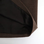 SUPER FINE WOOL MOSSER SOUTIEN COLLAR COAT #TOP BROWN [A25AC04WM]