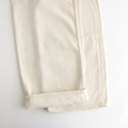 SILK NEP DENIM 5P WIDE PANTS #IVORY WHITE [A26AP02SD]