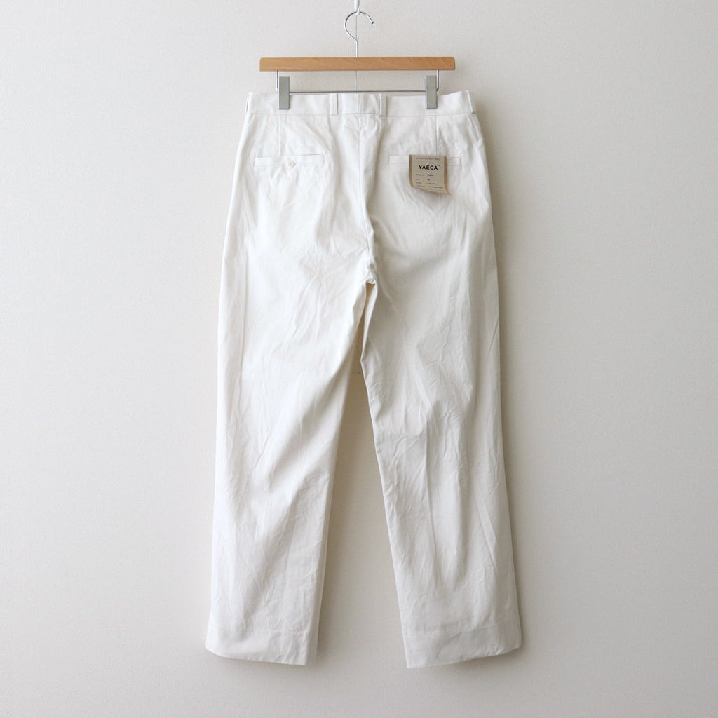 CHINO CLOTH PANTS STRAIGHT #white [14658]