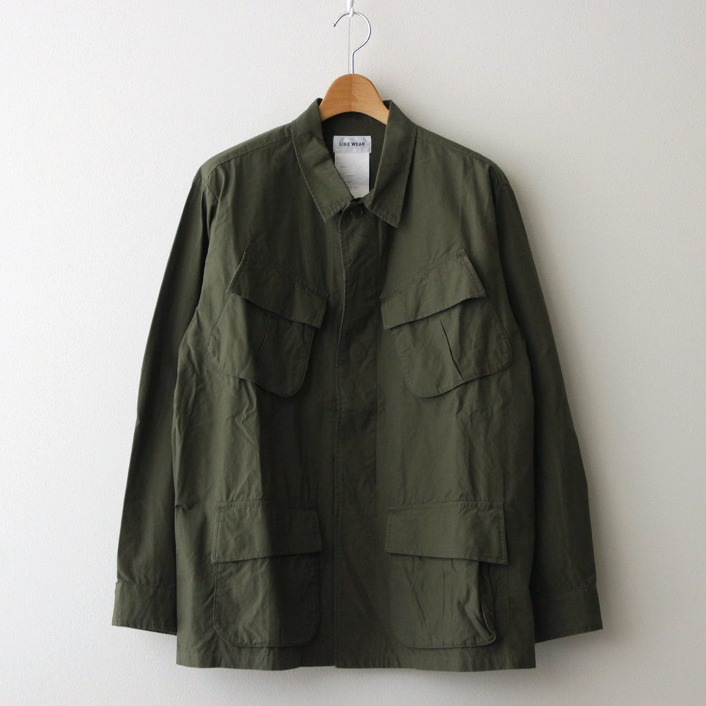 FATIGUE JACKET #olive poplin [24505]