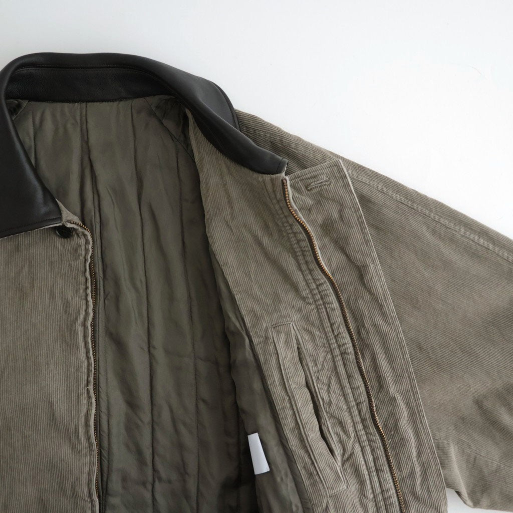 VINTAGE CORDUROY ZIP JACKET #TAUPE [ST.1581]