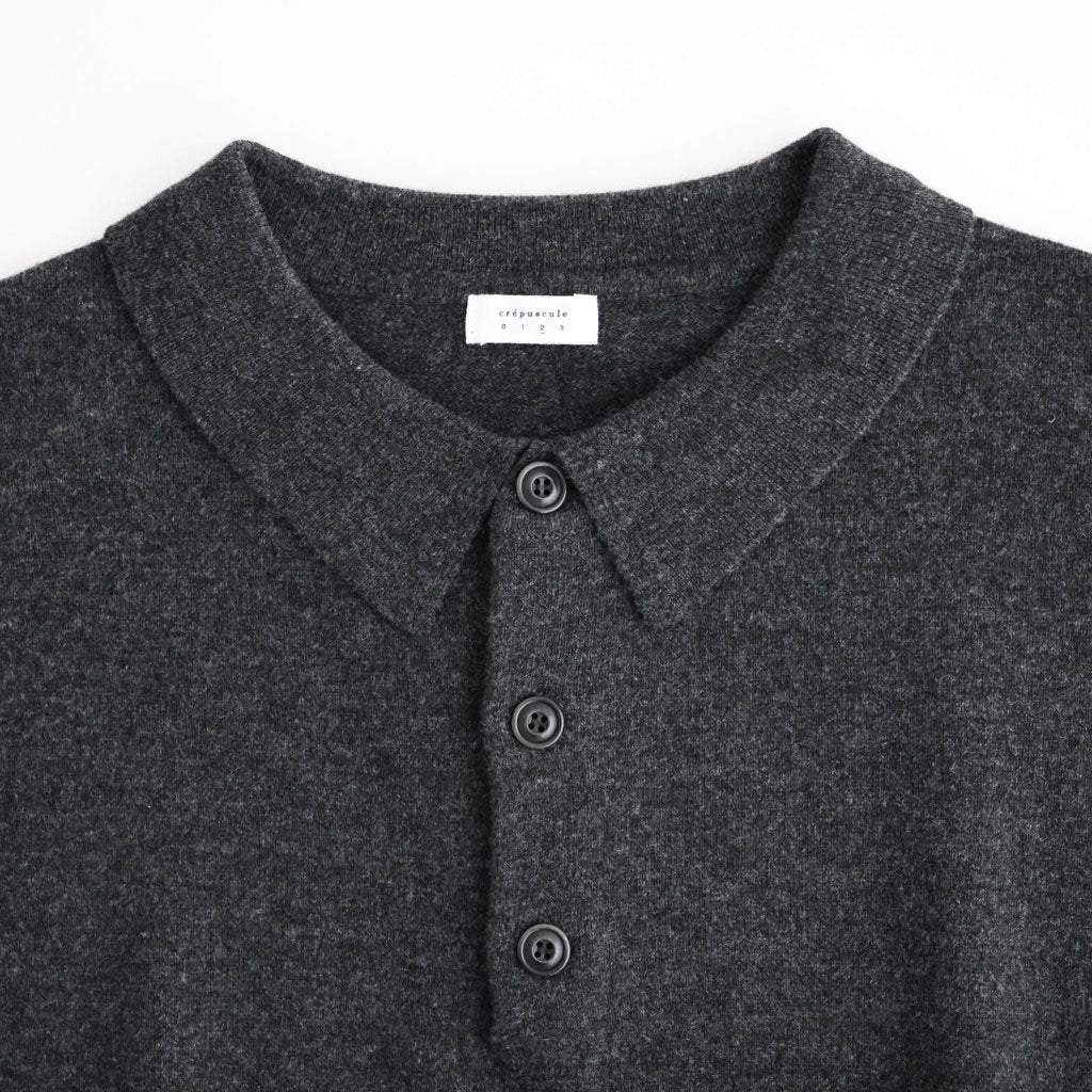 L/S Polo #BLACK [2603-010]