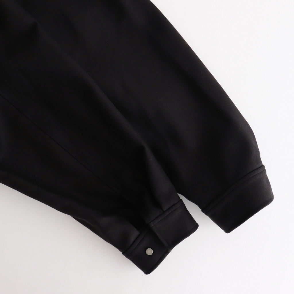 MELTON HOODED BLOUSON #DARK CHARCOAL [ST.928]