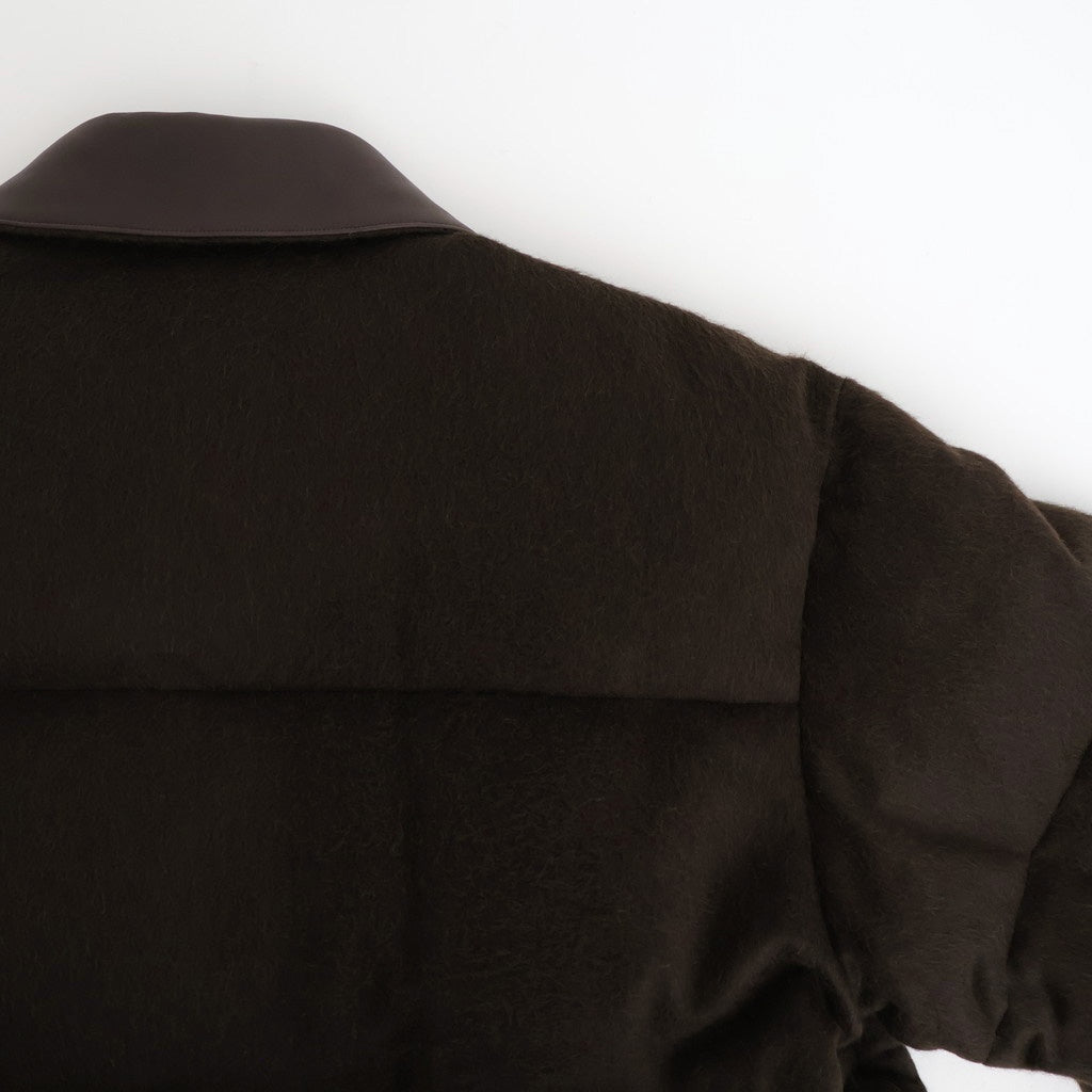 BABY CAMEL FLANNEL DOWN BLOUSON #DARK BROWN [A25AB02BF]