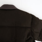 BABY CAMEL FLANNEL DOWN BLOUSON #DARK BROWN [A25AB02BF]