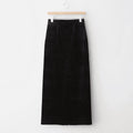 Pencil Velour Skirt #BLK [12520805]