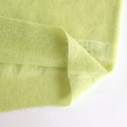 KID MOHAIR SHEER KNIT POLO #LIME YELLOW [A25SP03FG]