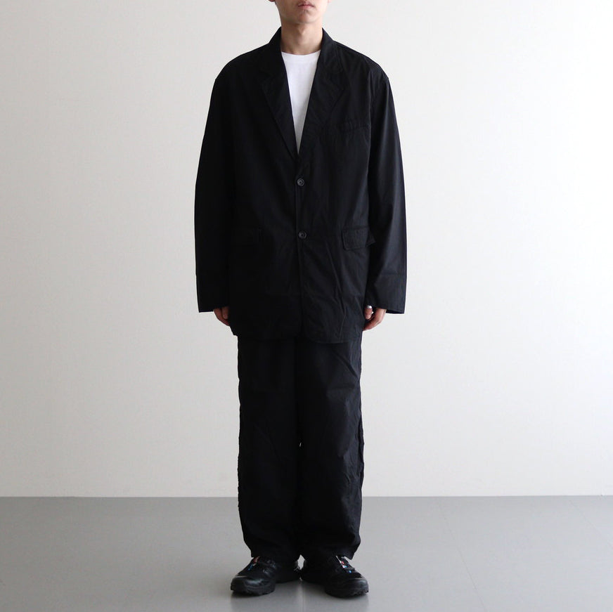 Garment Dyed Typewriter Oversized Jacket #BLACK [GM243-20087]