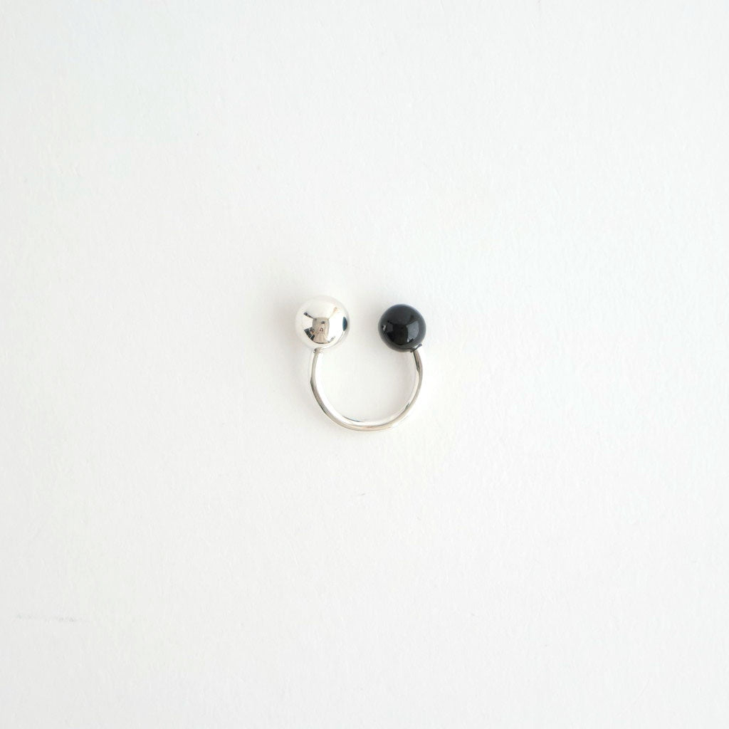 Double Ball Ring #Silver925 [12520908]